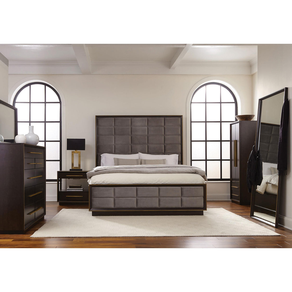 Coaster Furniture Durango 223261KE 77-inch Eastern King Panel Bed - Smoked Peppercorn IMAGE 5