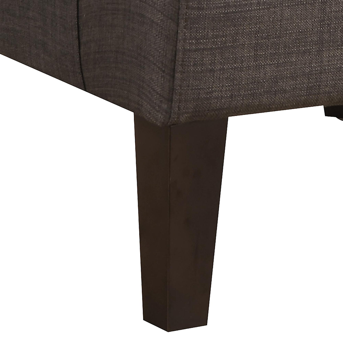 Elements International Kori Accent Chair - Heirloom Charcoal IMAGE 5