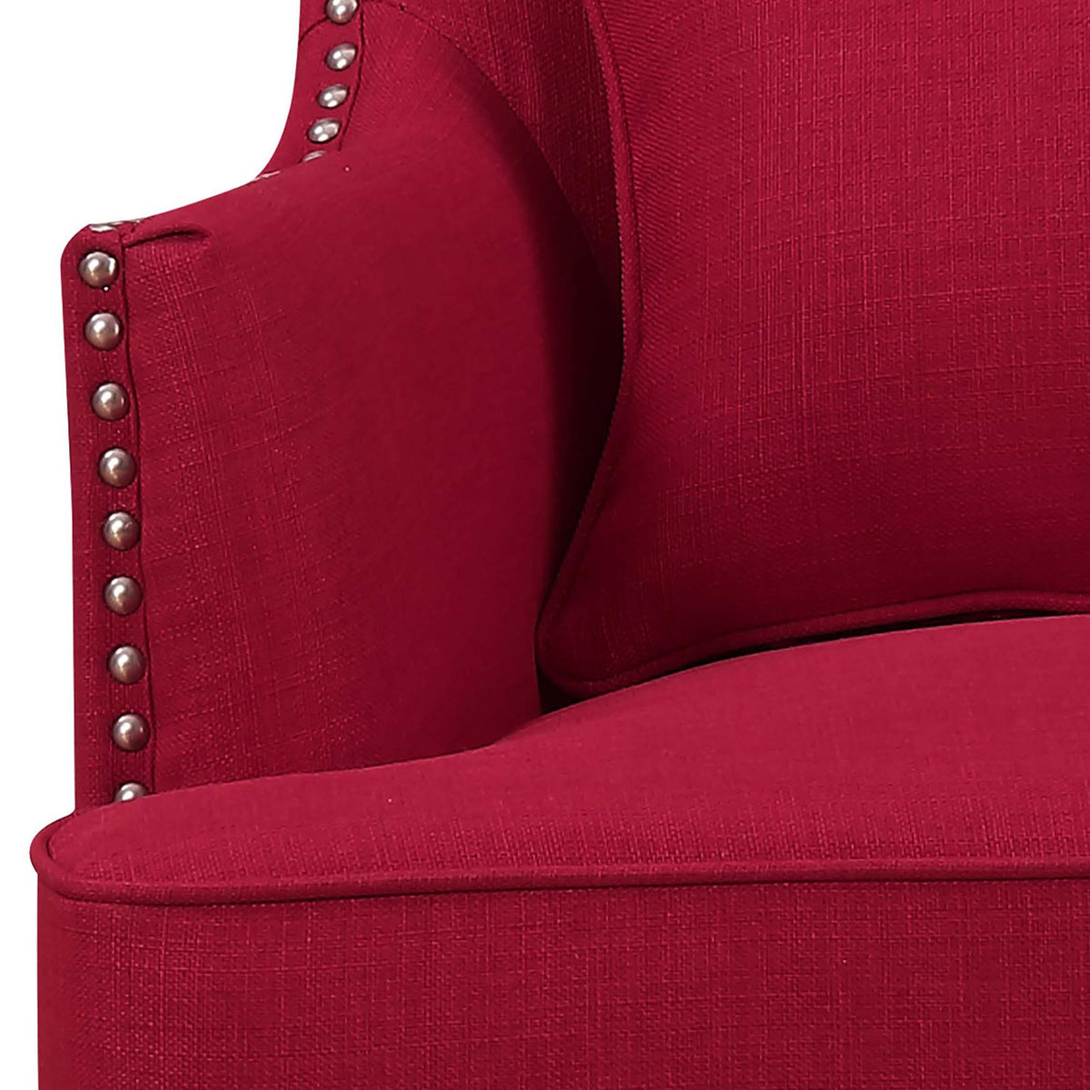 Elements International Kori Accent Chair - Berry IMAGE 5