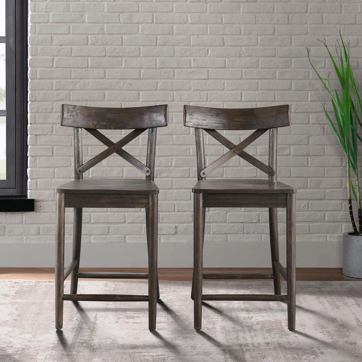 Elements International Coronado LCO100CST 24" Counter Height Stool IMAGE 9