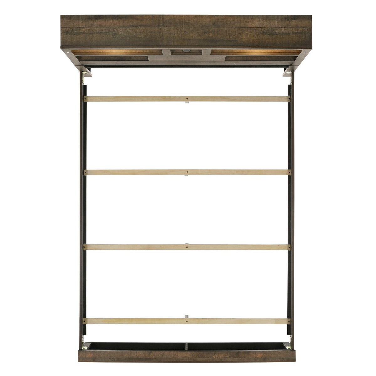 Elements International Bailey BY520KB King Bookcase Bed with Bluetooth IMAGE 3