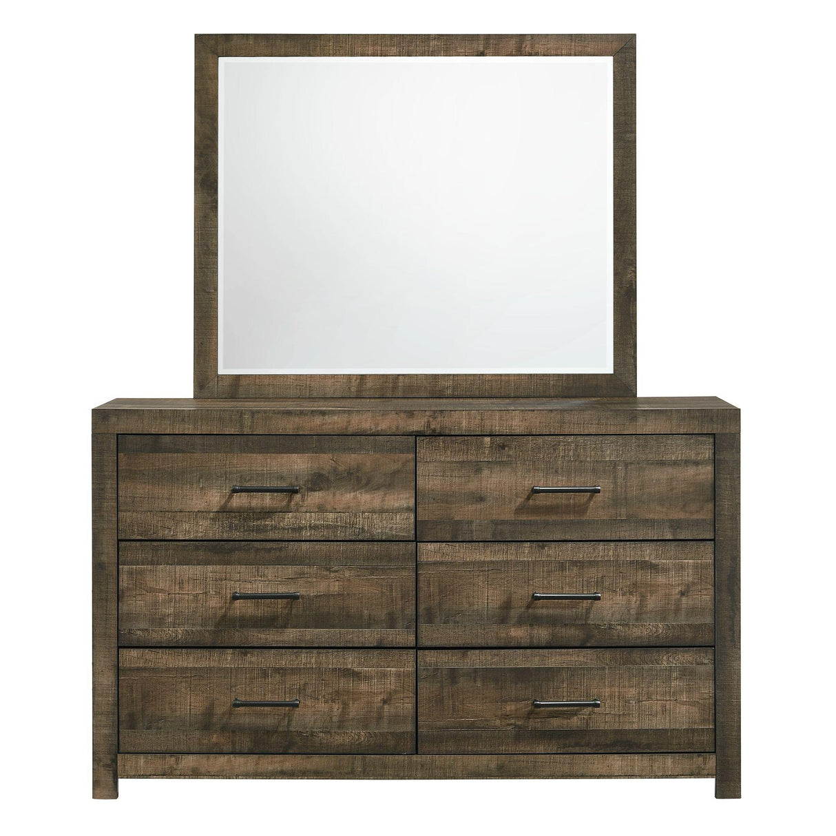 Elements International Bailey BY500DRMR Dresser and Mirror Set IMAGE 2