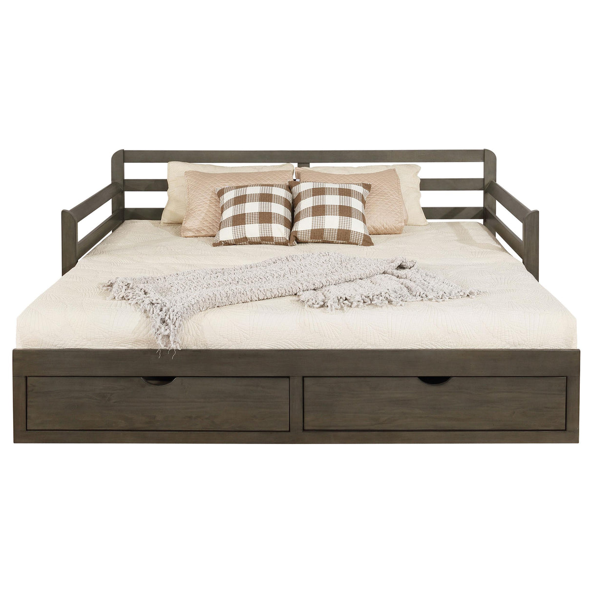 Coaster Furniture Sorrento 305706 2-Drawer Twin XL Daybed with Extension Trundle - Grey IMAGE 16