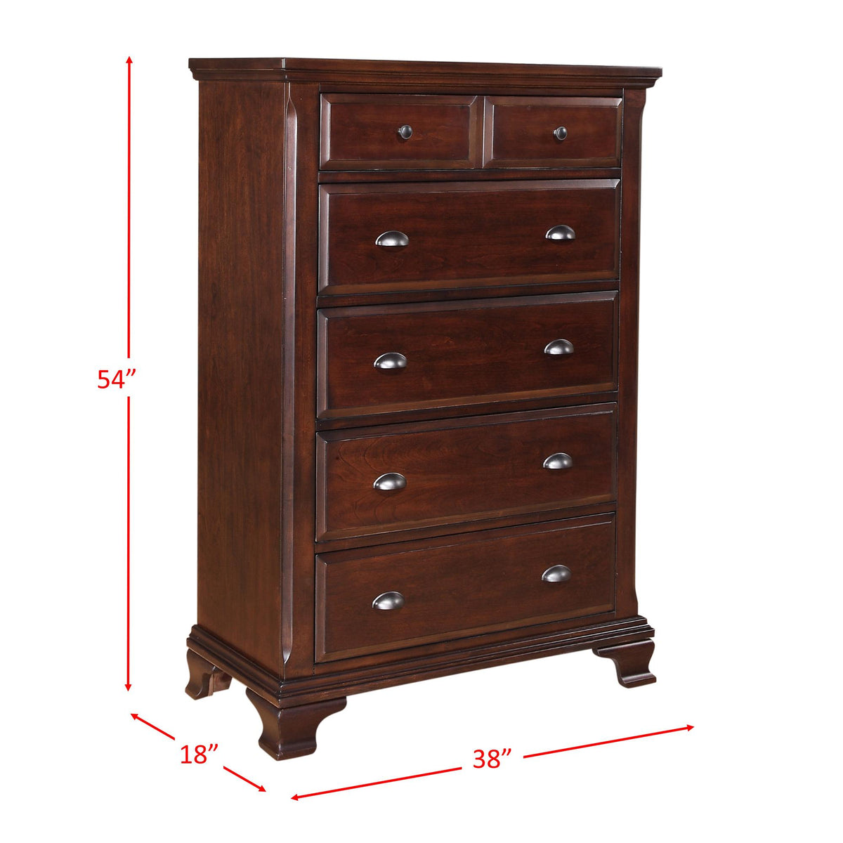 Elements International Canton Cherry CN600CH Chest IMAGE 4