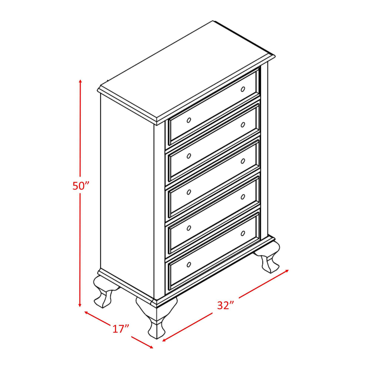 Elements International Jesse JS700CH Chest IMAGE 4