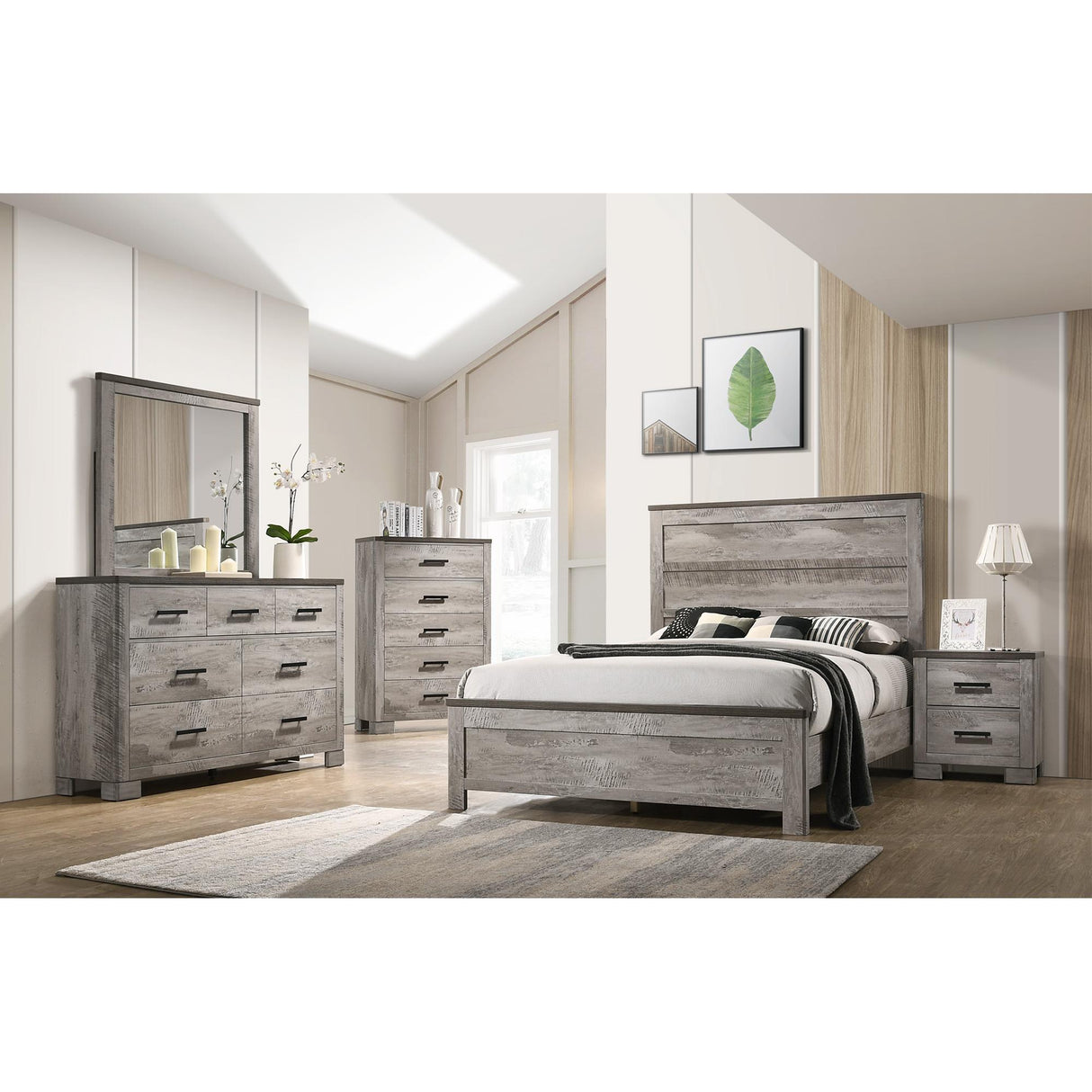 Elements International Millers Cove MC300DRMR Dresser with Mirror IMAGE 10