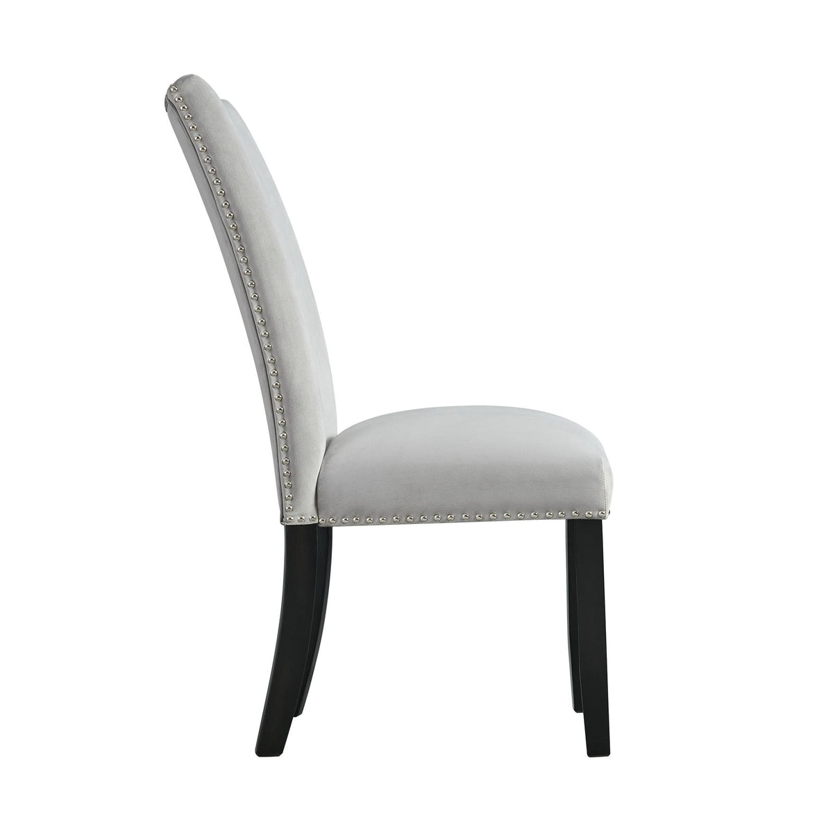 Elements International Francesca CFC300VSC Dining Chair - Gray IMAGE 3
