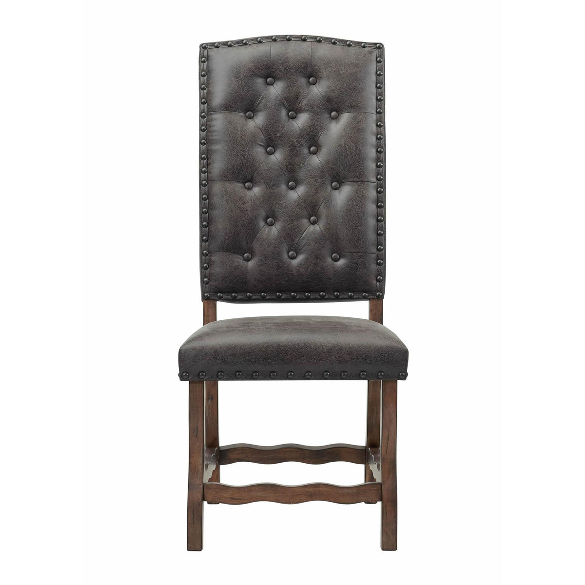 Elements International Gramercy DGC500CLSC Tufted Tall Back Side Chair IMAGE 2