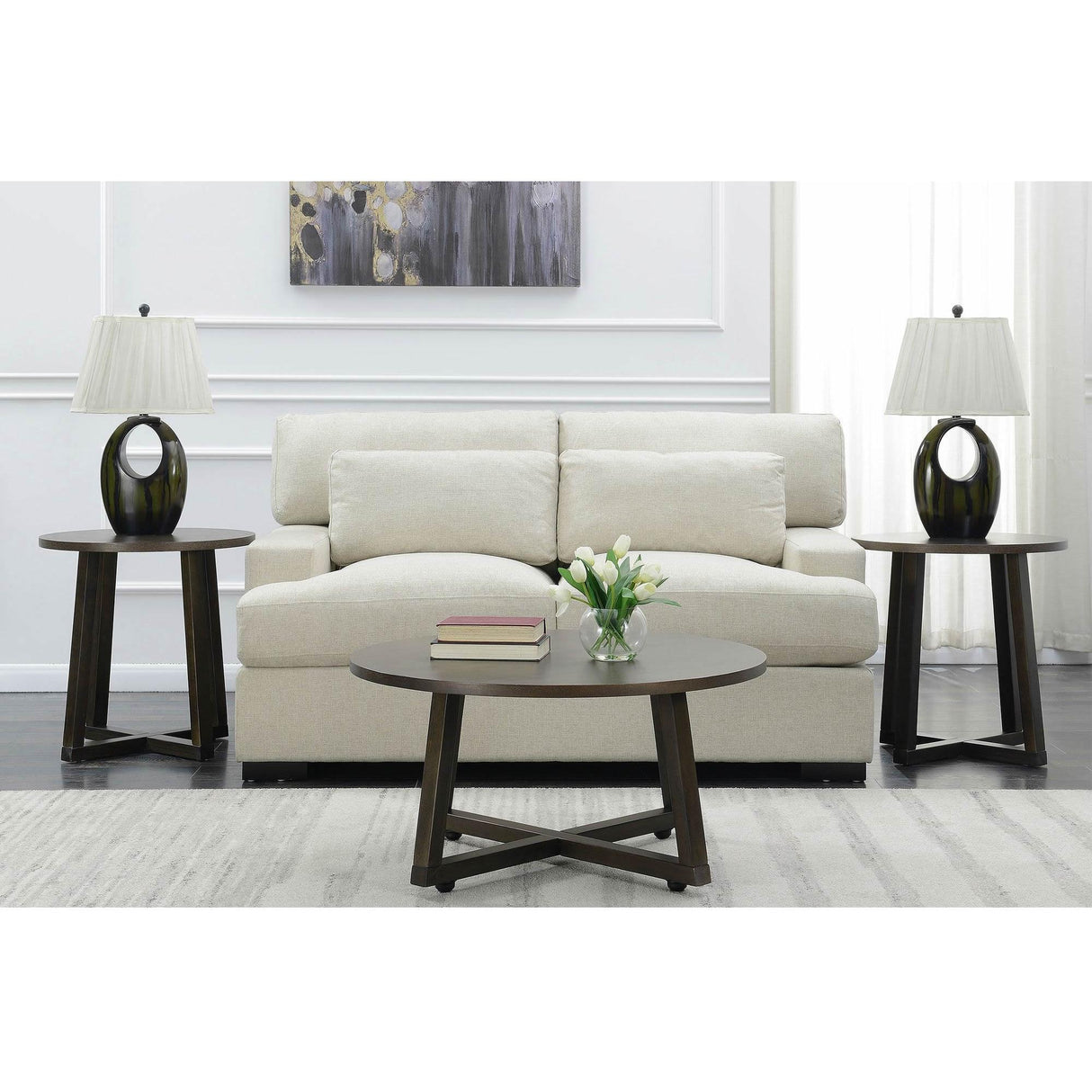 Elements International Industrial 3PC Occasional Table Set IMAGE 1