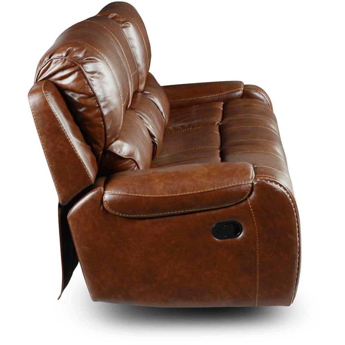 Steve Silver Furniture Keily KE800S Recliner Sofa w/Drop-Down Table - Brown IMAGE 8