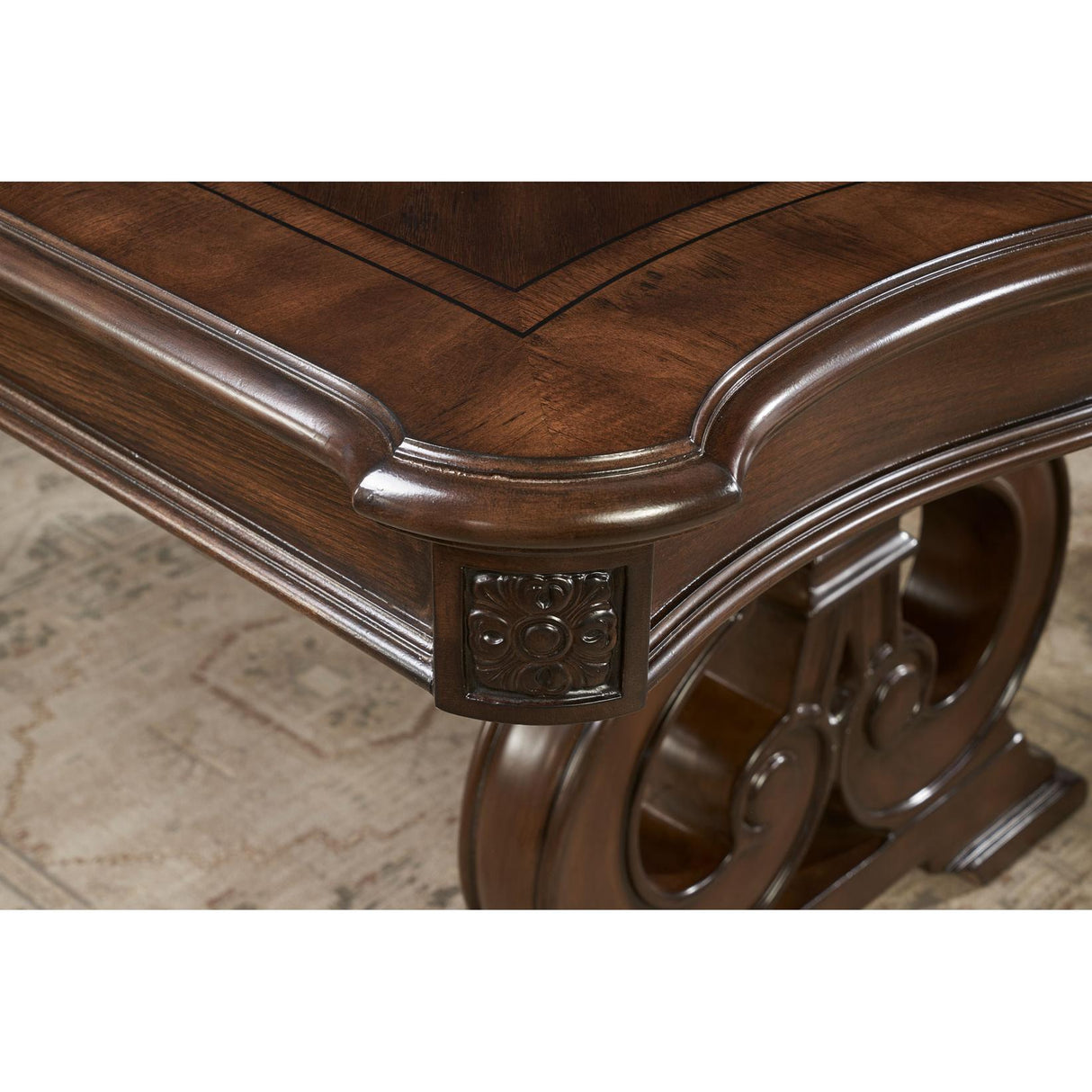 Steve Silver Furniture Royale RY500 Dining Table with 20-inch Leaf IMAGE 10