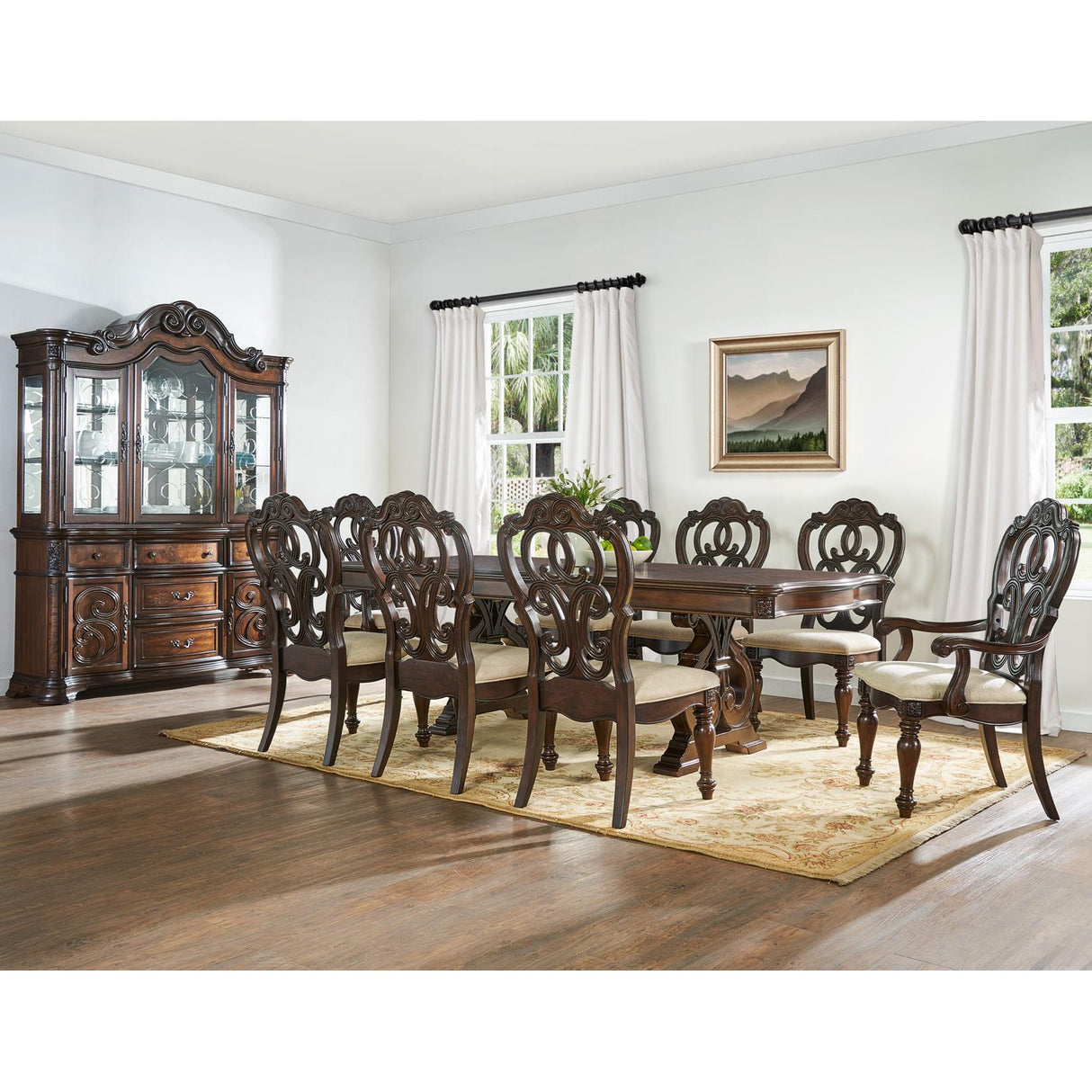 Steve Silver Furniture Royale RY500 Dining Table with 20-inch Leaf IMAGE 15