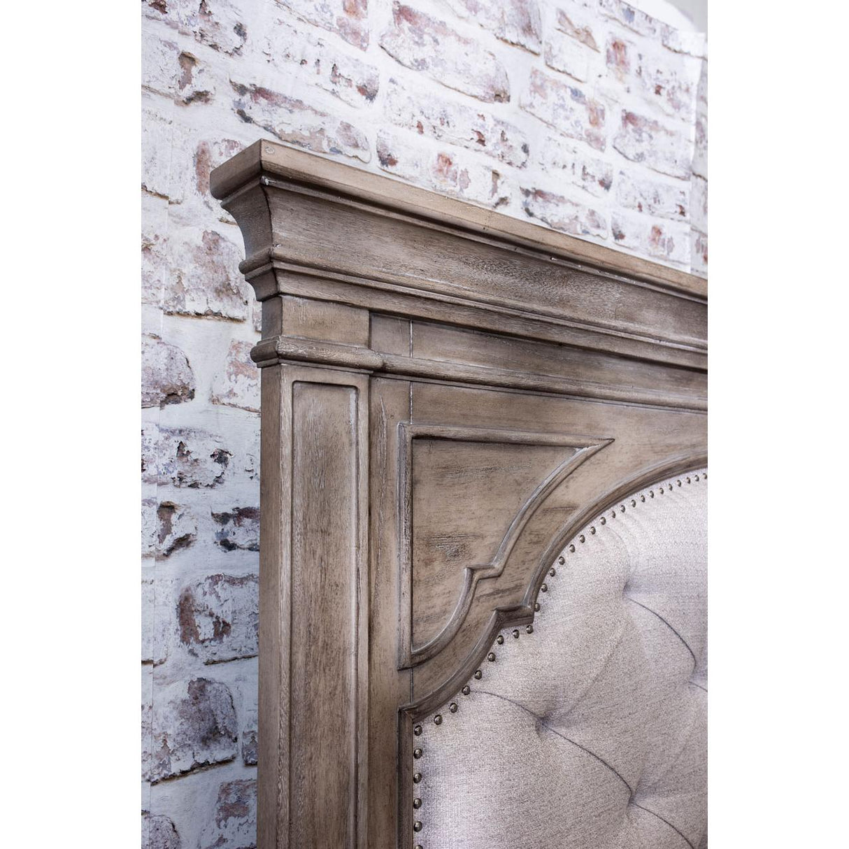 Steve Silver Furniture Highland Park HP900 King Panel Bed - Driftwood IMAGE 4