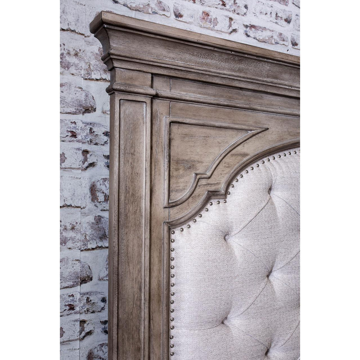 Steve Silver Furniture Highland Park HP900 Queen Panel Bed - Driftwood IMAGE 3