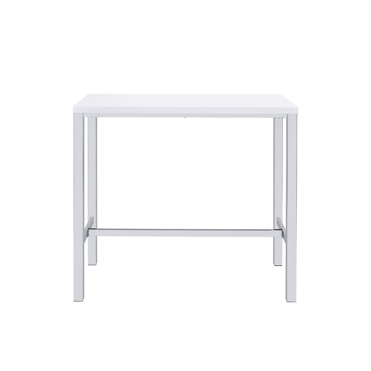 Coaster Furniture Natividad 182525 5-piece Pub Height Bar Table Set - White High Gloss IMAGE 3