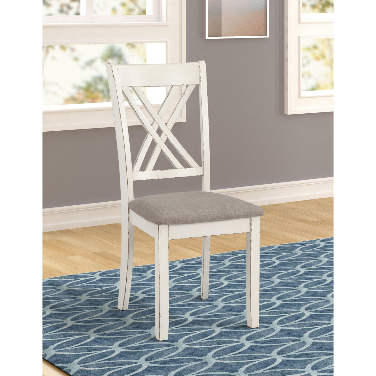 Coaster Furniture Fortress 190721 7-piece Rectangular Dining Set - Vintage Vanilla IMAGE 8