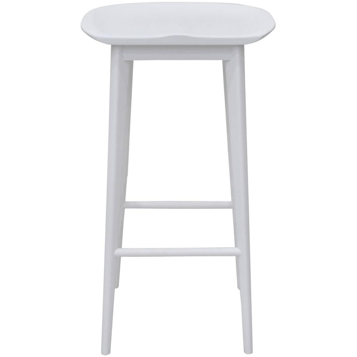 Steve Silver Furniture Hilton HI600CSW Counter Height Stool - White IMAGE 1