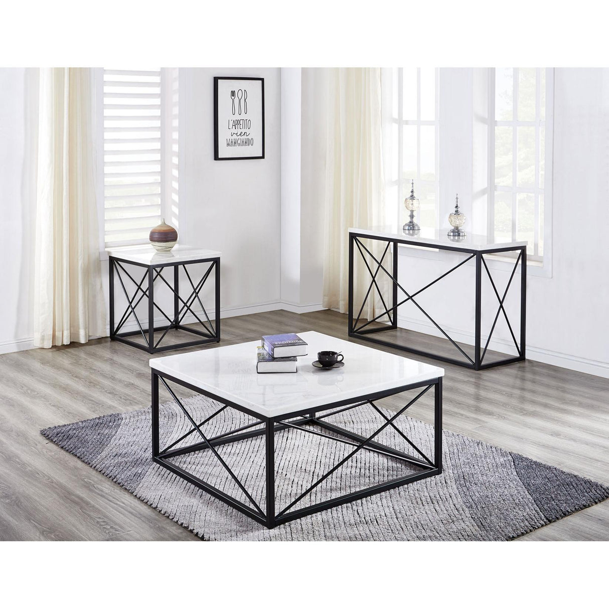 Steve Silver Furniture Skyler SK200S Sofa Table IMAGE 2