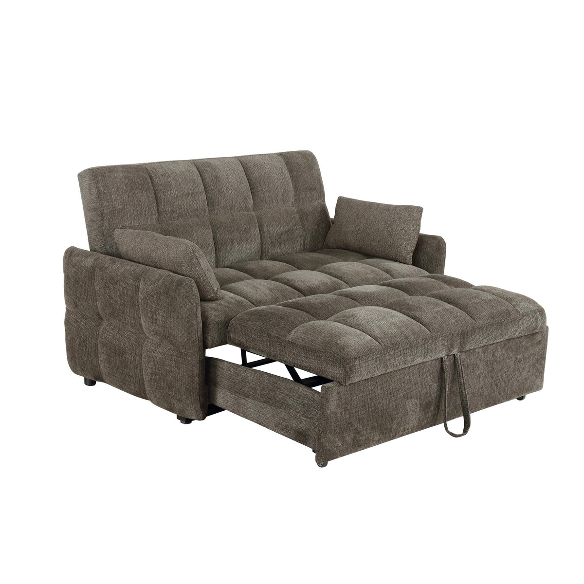 Coaster Furniture Cotswold 508308 Upholstered Convertible Sleeper Sofa Bed - Dark Grey IMAGE 2