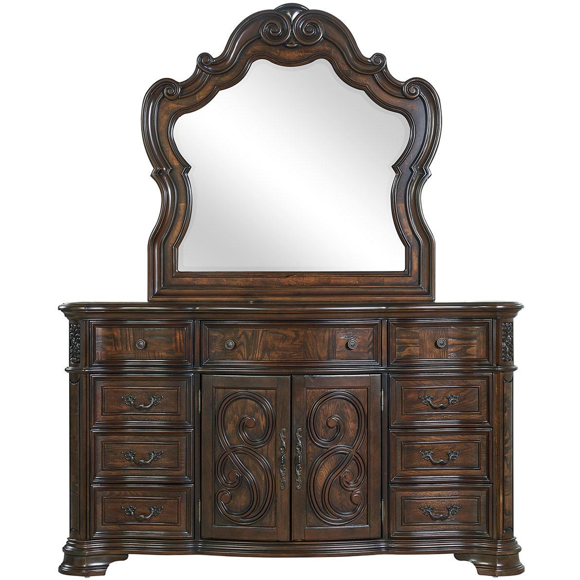Steve Silver Furniture Royale RY900DRMR Dresser and Mirror IMAGE 1