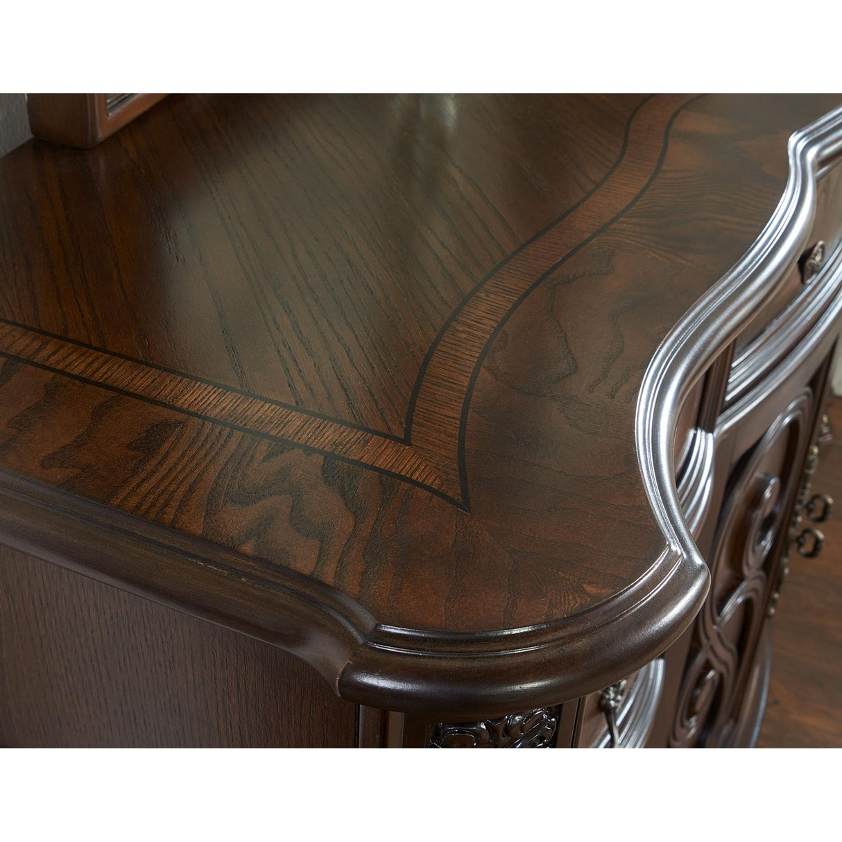 Steve Silver Furniture Royale RY900DRMR Dresser and Mirror IMAGE 3