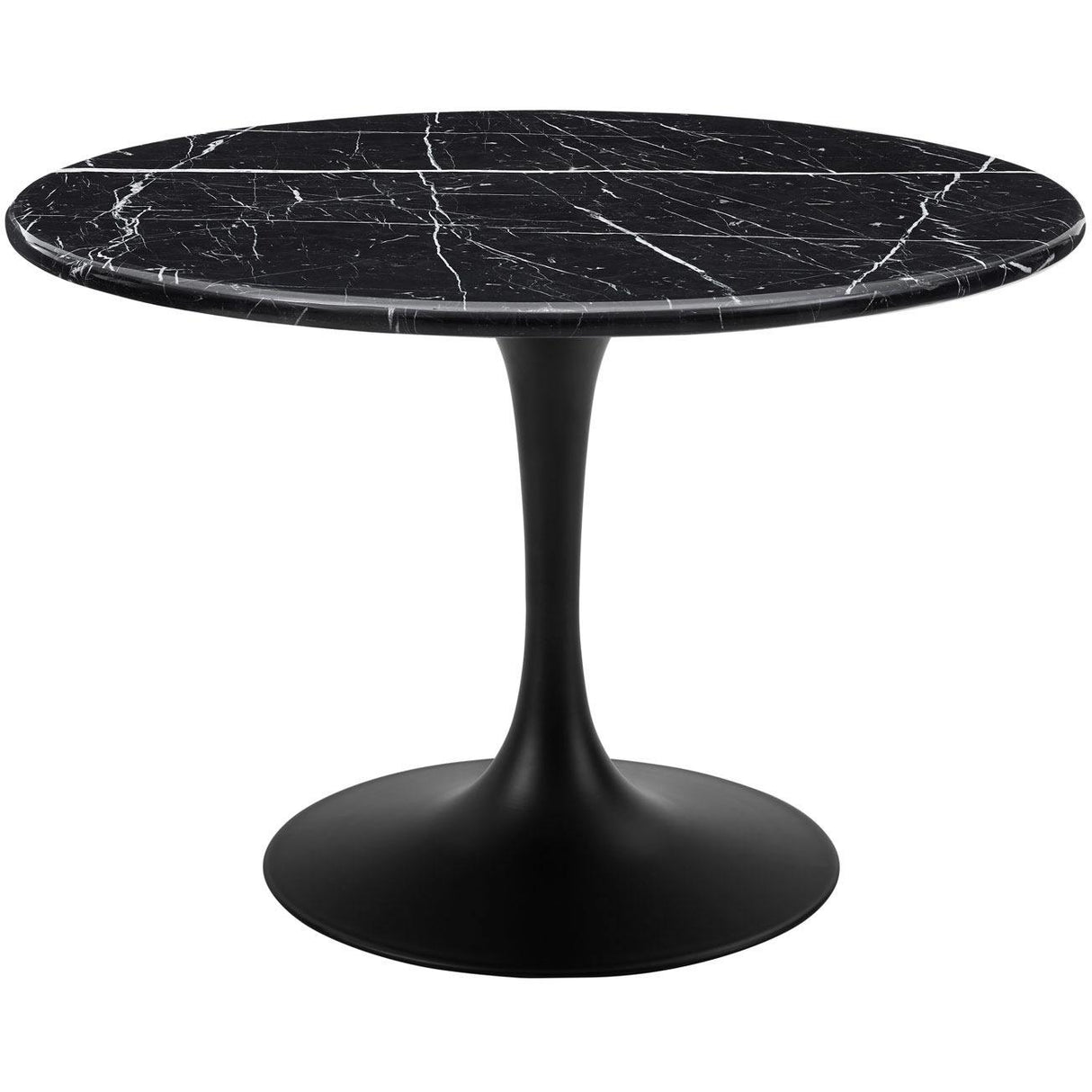 Steve Silver Furniture Colfax CF450KDBMT Round Dining Table - Black IMAGE 1