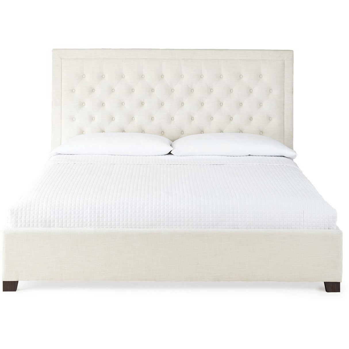 Steve Silver Furniture Isadora ID890KBEDW King Platform Bed - White IMAGE 2