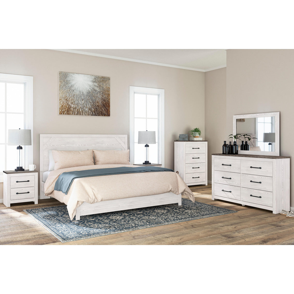 Signature Design by Ashley Gerridan B1190-92 Two Drawer Night Stand IMAGE 6