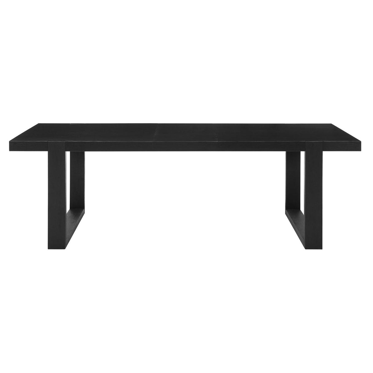 Steve Silver Furniture Yves YS500 95" Dining Table with 18" Leaf - Rubbed Charcoal IMAGE 1