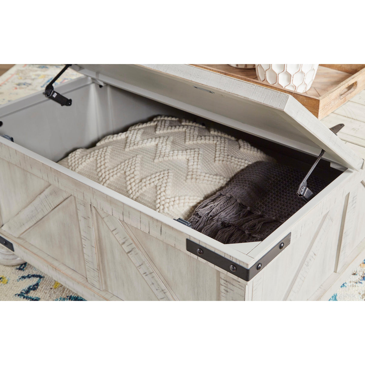 Signature Design by Ashley Carynhurst T929-20 Cocktail Table with Storage IMAGE 6