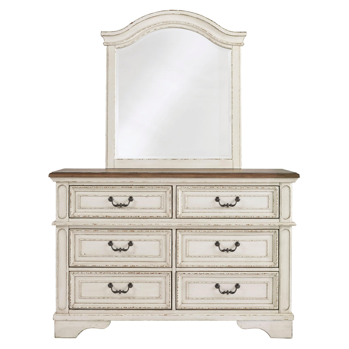 Signature Design by Ashley Realyn B743B12 Dresser and Mirror IMAGE 2