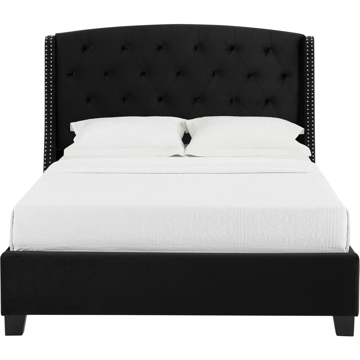 Crown Mark Eva 5111BK-K King Platform Bed - Black IMAGE 2