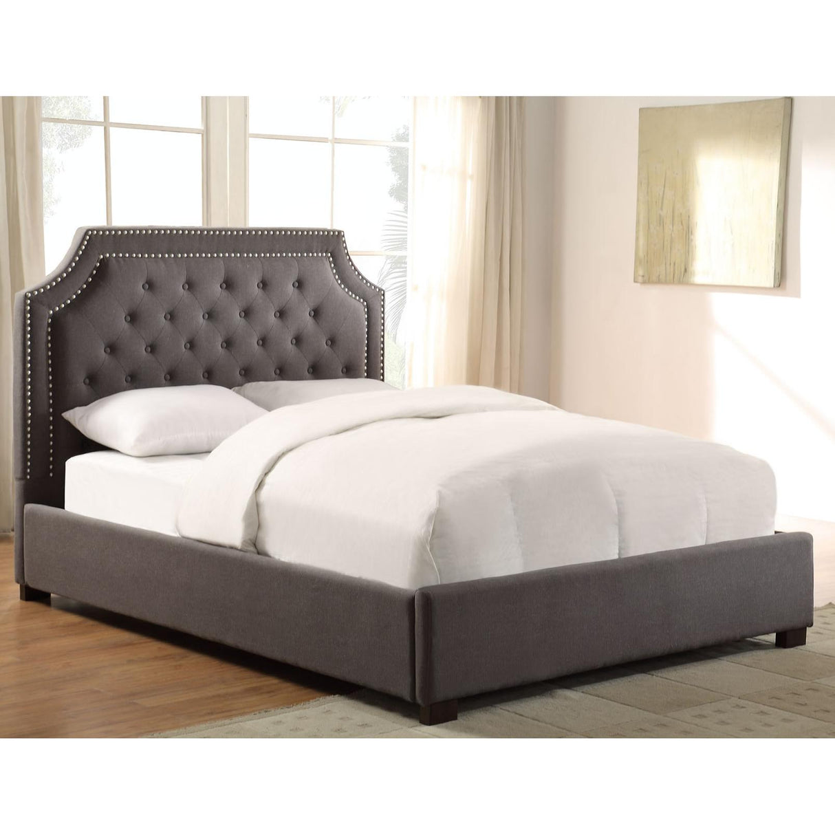 Steve Silver Furniture Wilshire WS890 Queen Platform Bed IMAGE 1