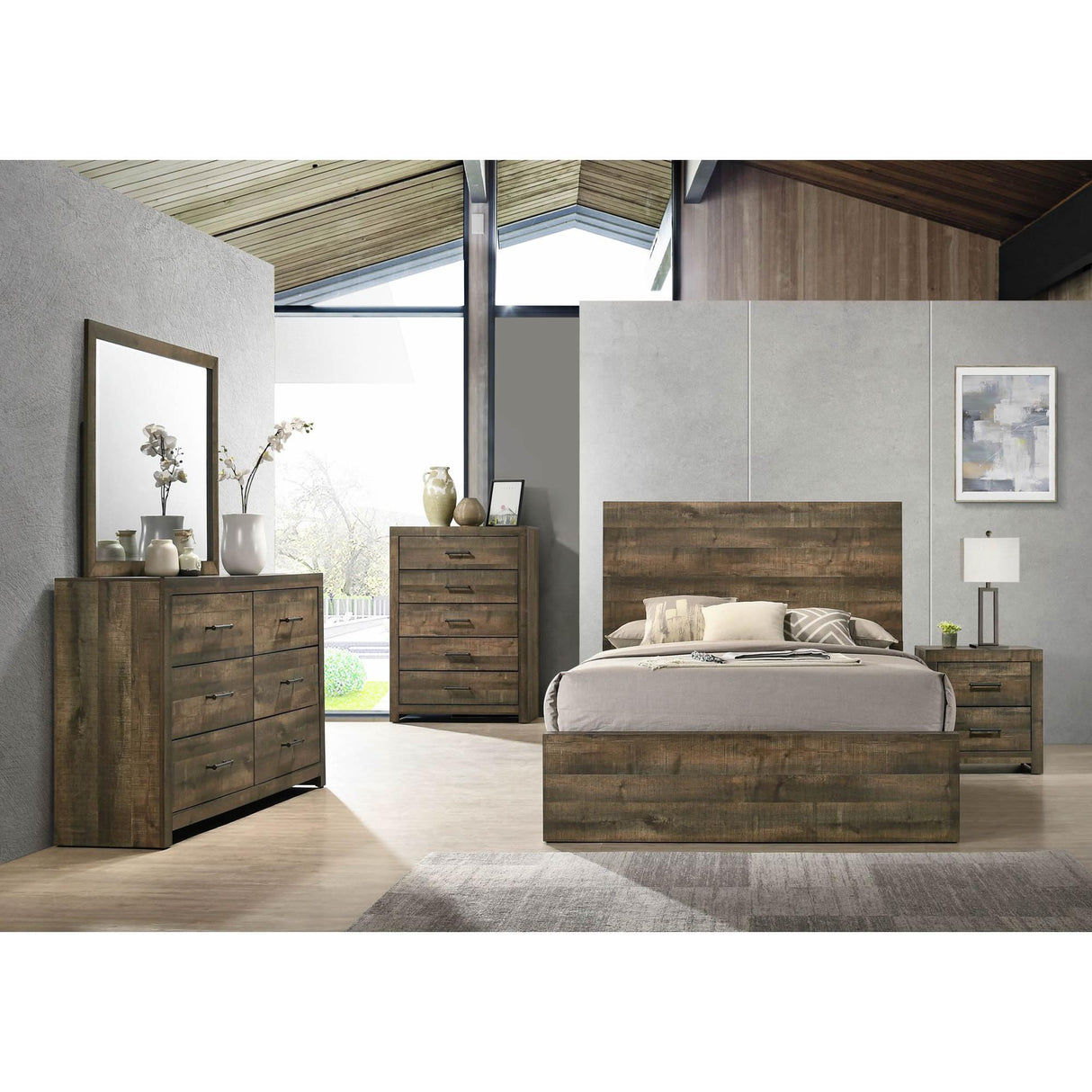 Elements International Bailey BY500TB Twin Panel Bed IMAGE 3