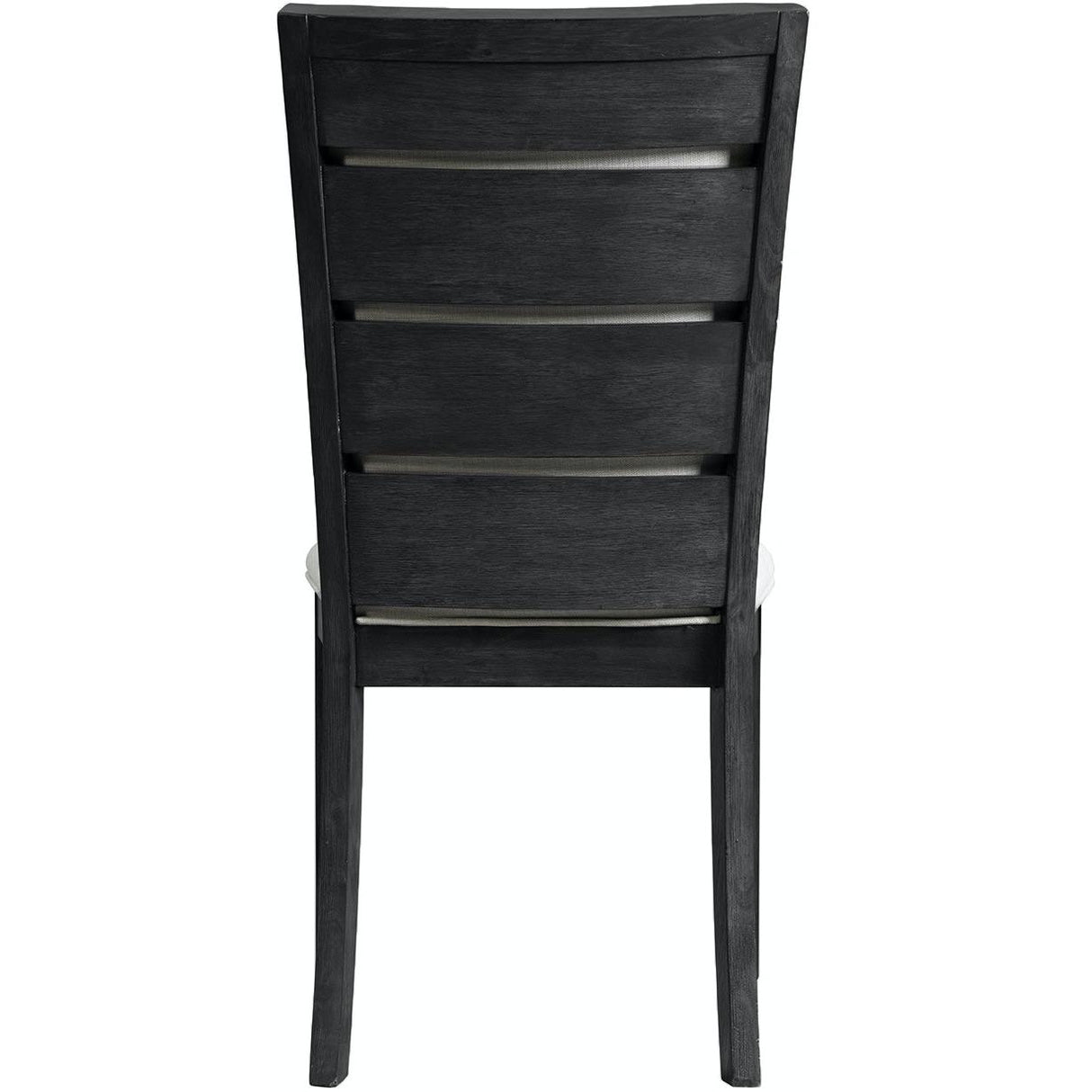 Elements International Grady DGD850SBC Slat Back Side Chair - Black IMAGE 3