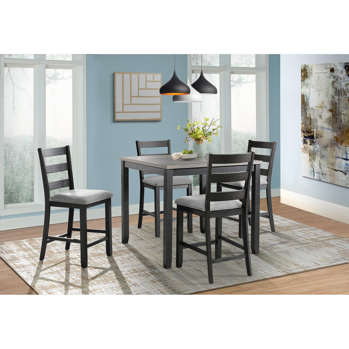 Elements International Martin DMT300CSC Counter Height Side Chair IMAGE 8