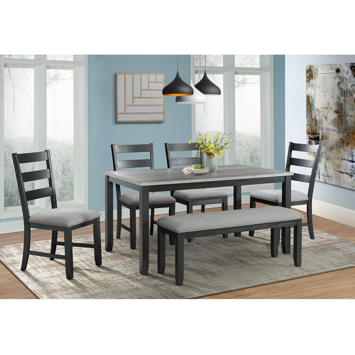 Elements International Martin DMT300SC Side Chair IMAGE 11
