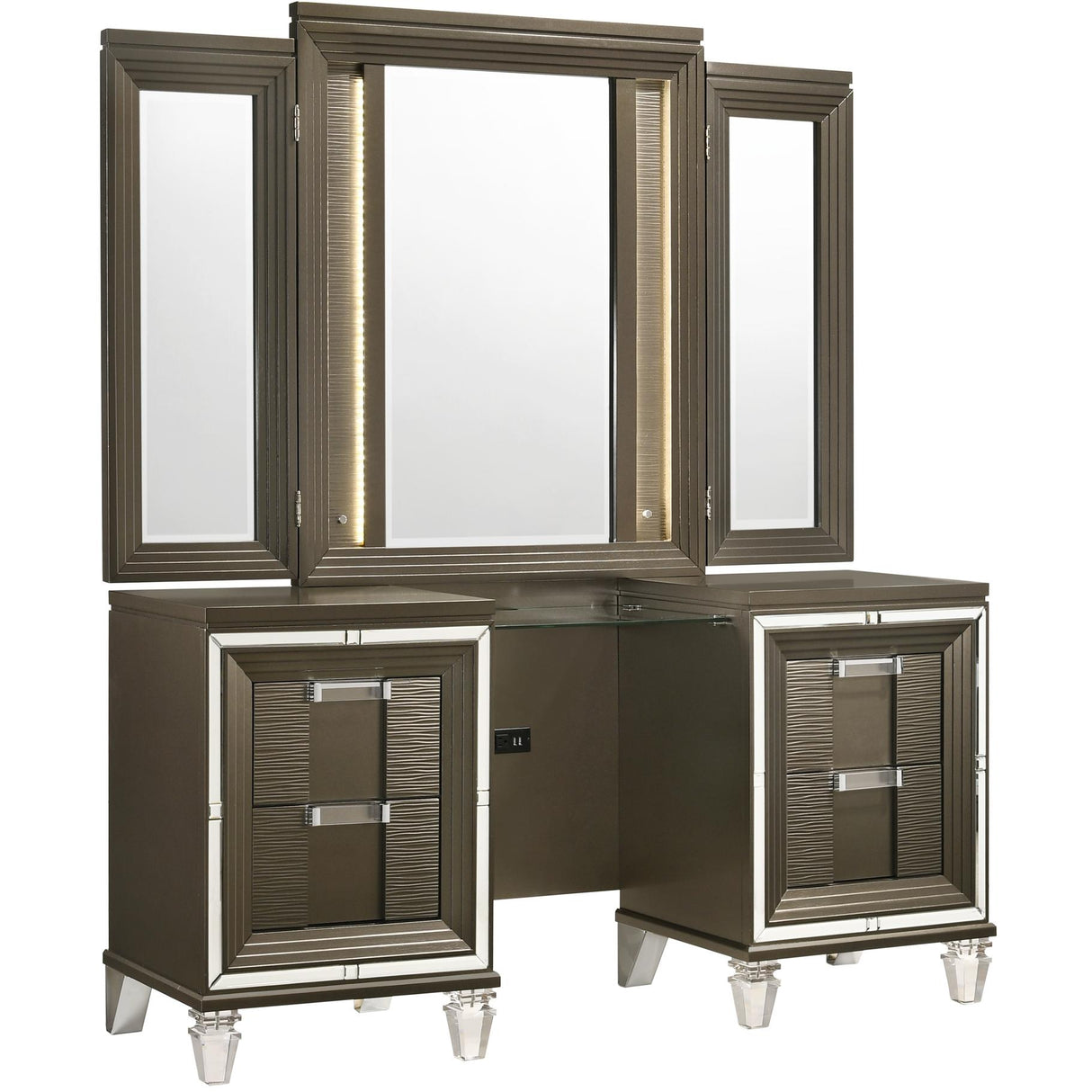 Elements International Twenty Nine TN600VT Vanity Set w/LED and USB Plug IMAGE 3