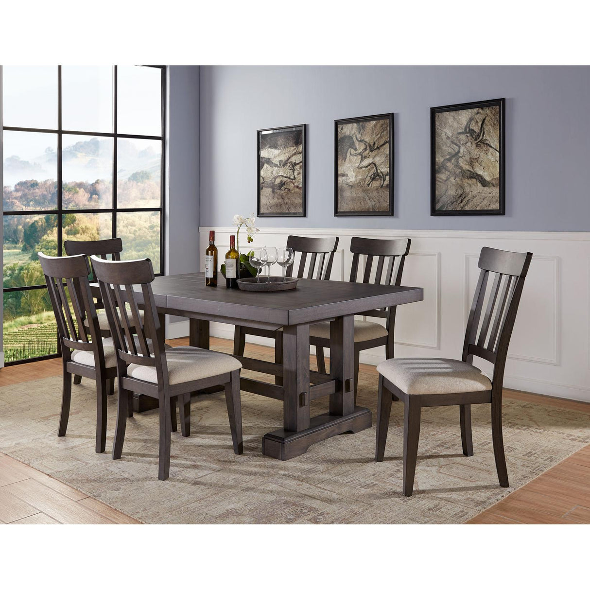 Steve Silver Furniture Napa NP500T Dining Table with 2/18-inch Leaves IMAGE 7