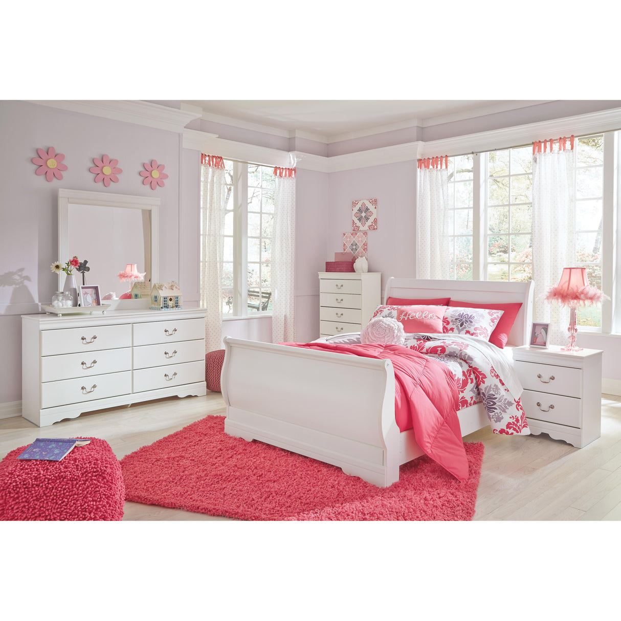 Signature Design by Ashley Anarasia B129B3 Dresser and Mirror IMAGE 10