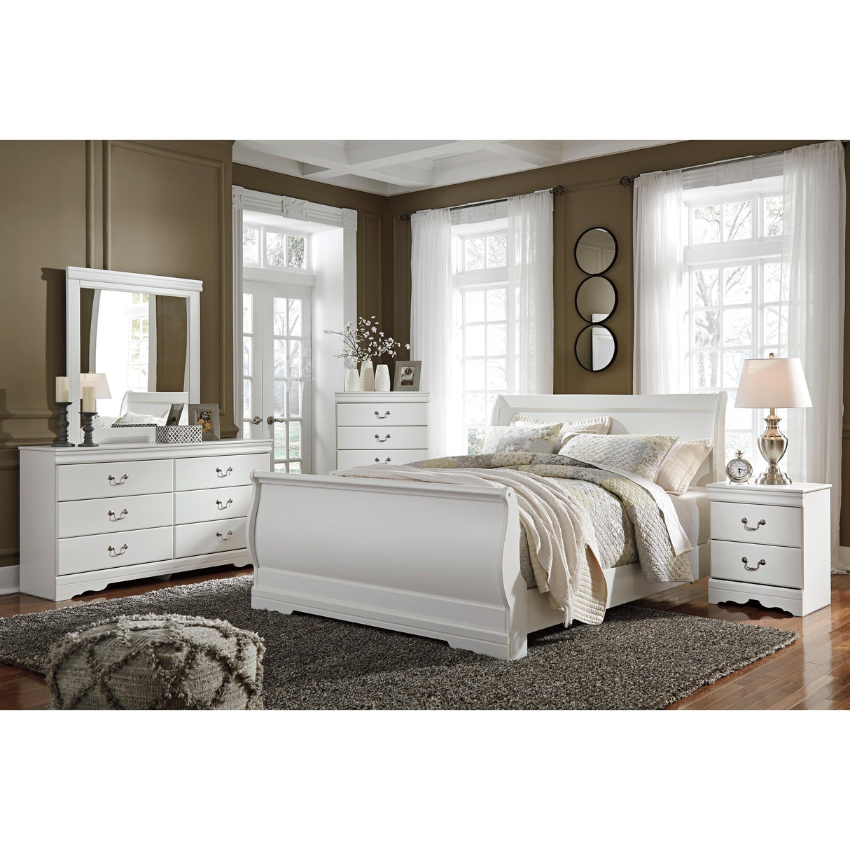 Signature Design by Ashley Anarasia B129B3 Dresser and Mirror IMAGE 6