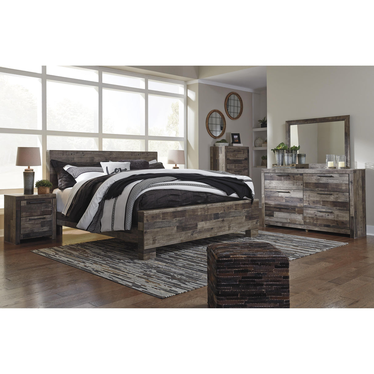 Benchcraft Derekson B200B1 Dresser and Mirror IMAGE 9