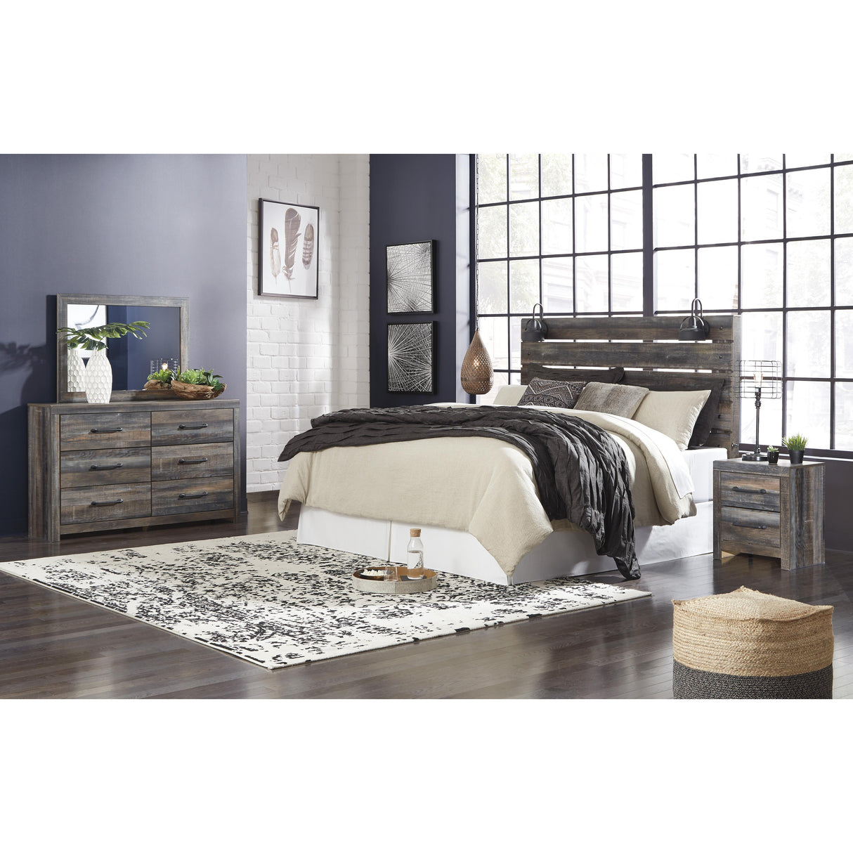 Signature Design by Ashley Drystan B211B1 Dresser and Mirror IMAGE 3