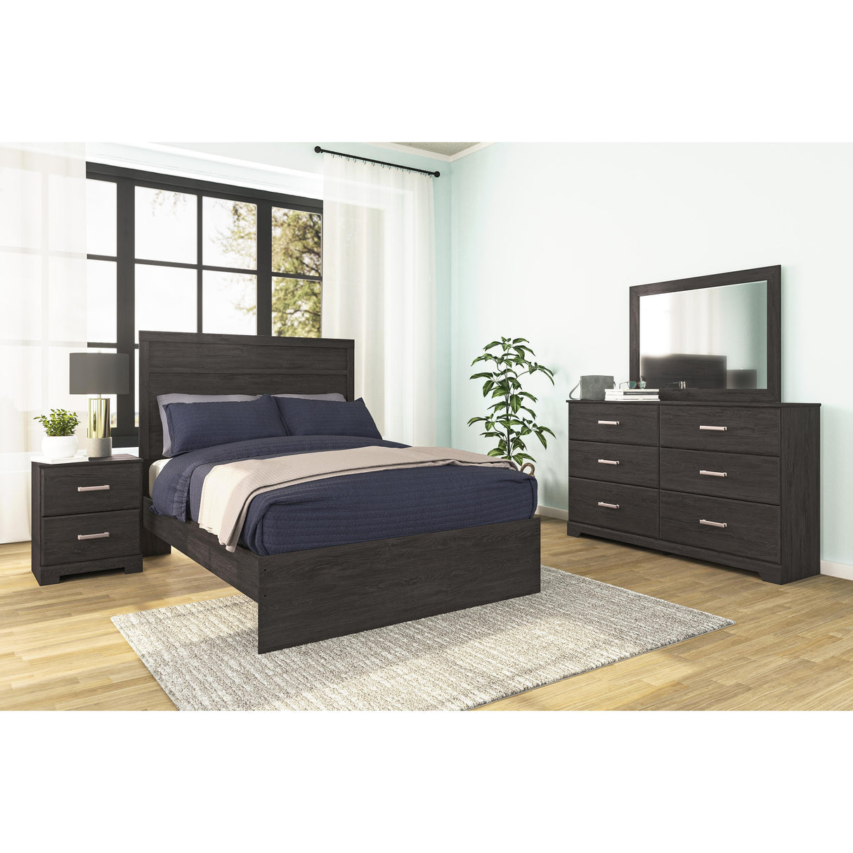 Signature Design by Ashley Belachime B2589B1 Dresser and Mirror IMAGE 4