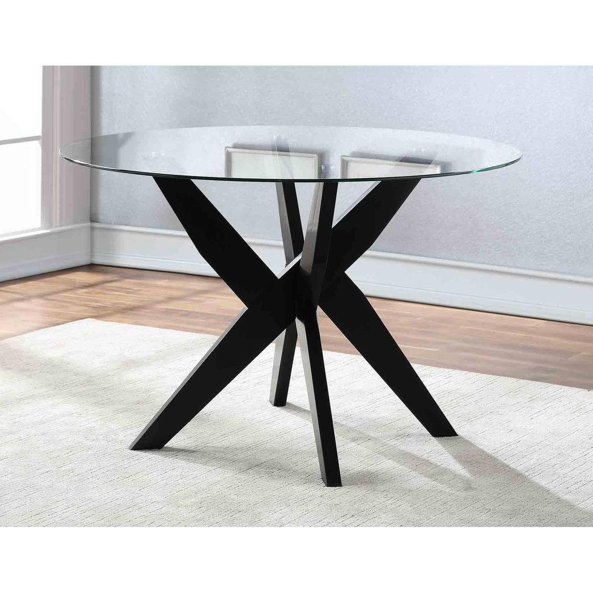Steve Silver Furniture Amalie AL4848 Dining Table - Black IMAGE 6