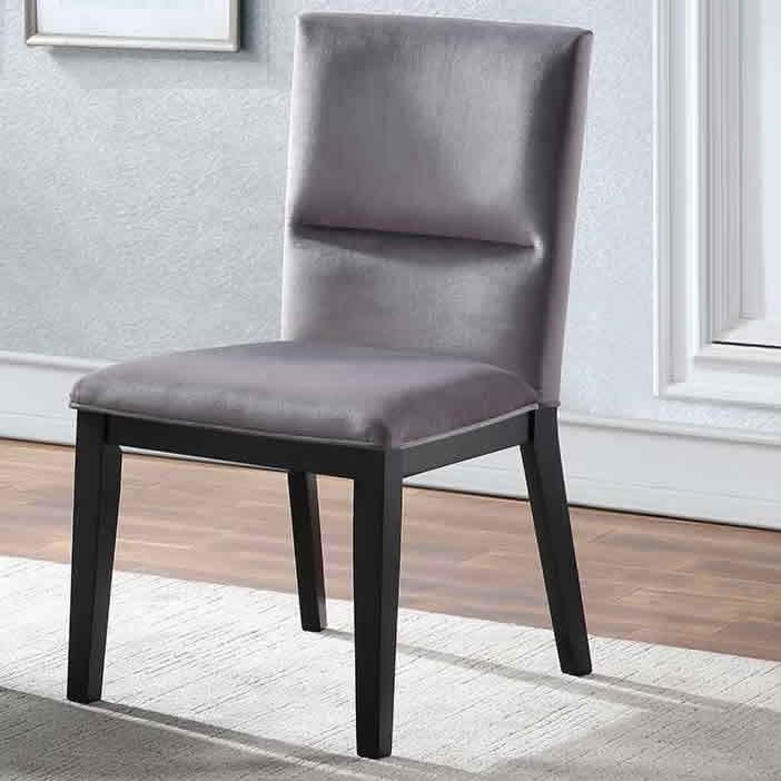 Steve Silver Furniture Amalie AL4848SG Dining Chair - Grey/Black IMAGE 1