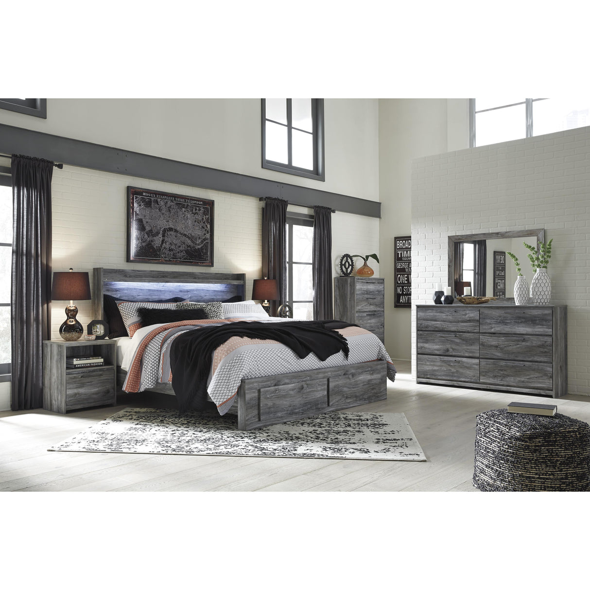 Signature Design by Ashley Baystorm B221B30 Dresser and Mirror IMAGE 11