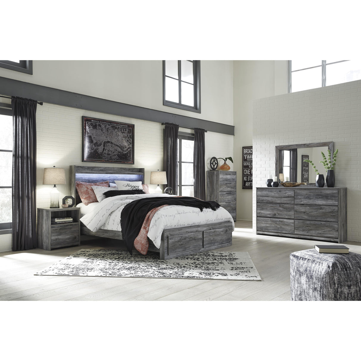 Signature Design by Ashley Baystorm B221B30 Dresser and Mirror IMAGE 12