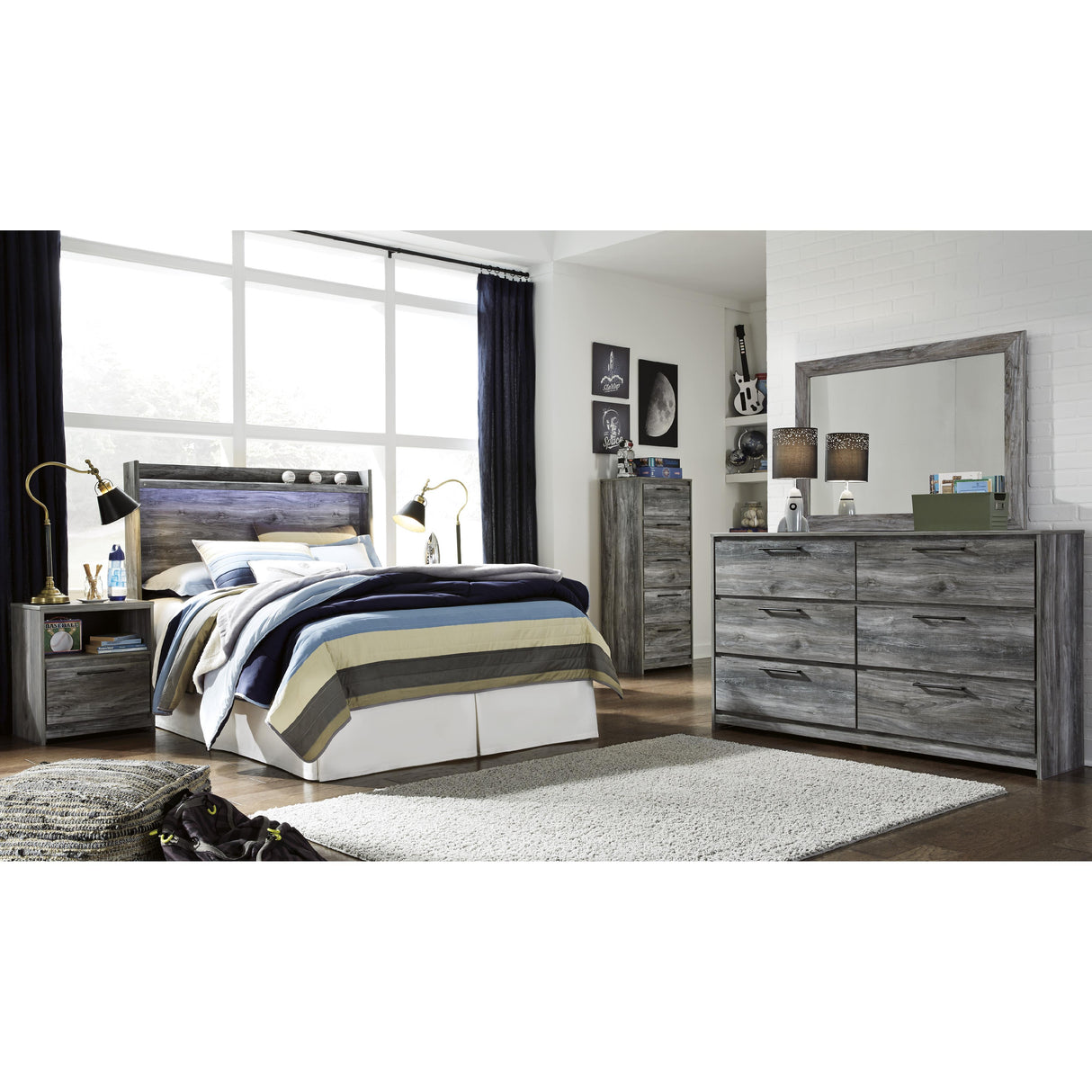 Signature Design by Ashley Baystorm B221B30 Dresser and Mirror IMAGE 19