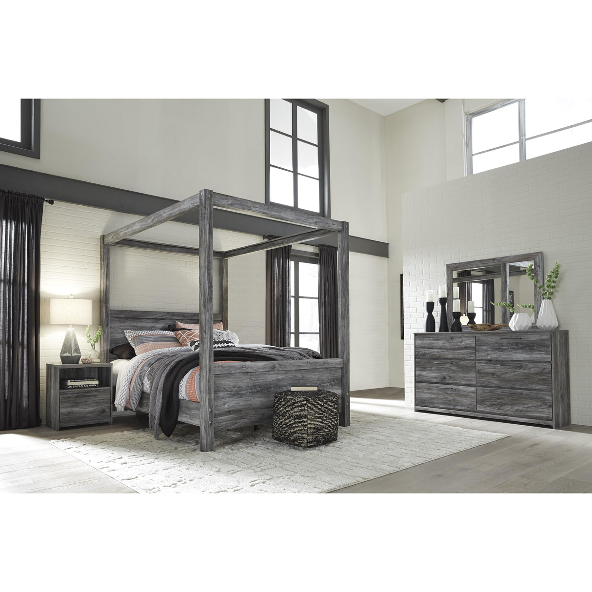 Signature Design by Ashley Baystorm B221B30 Dresser and Mirror IMAGE 5